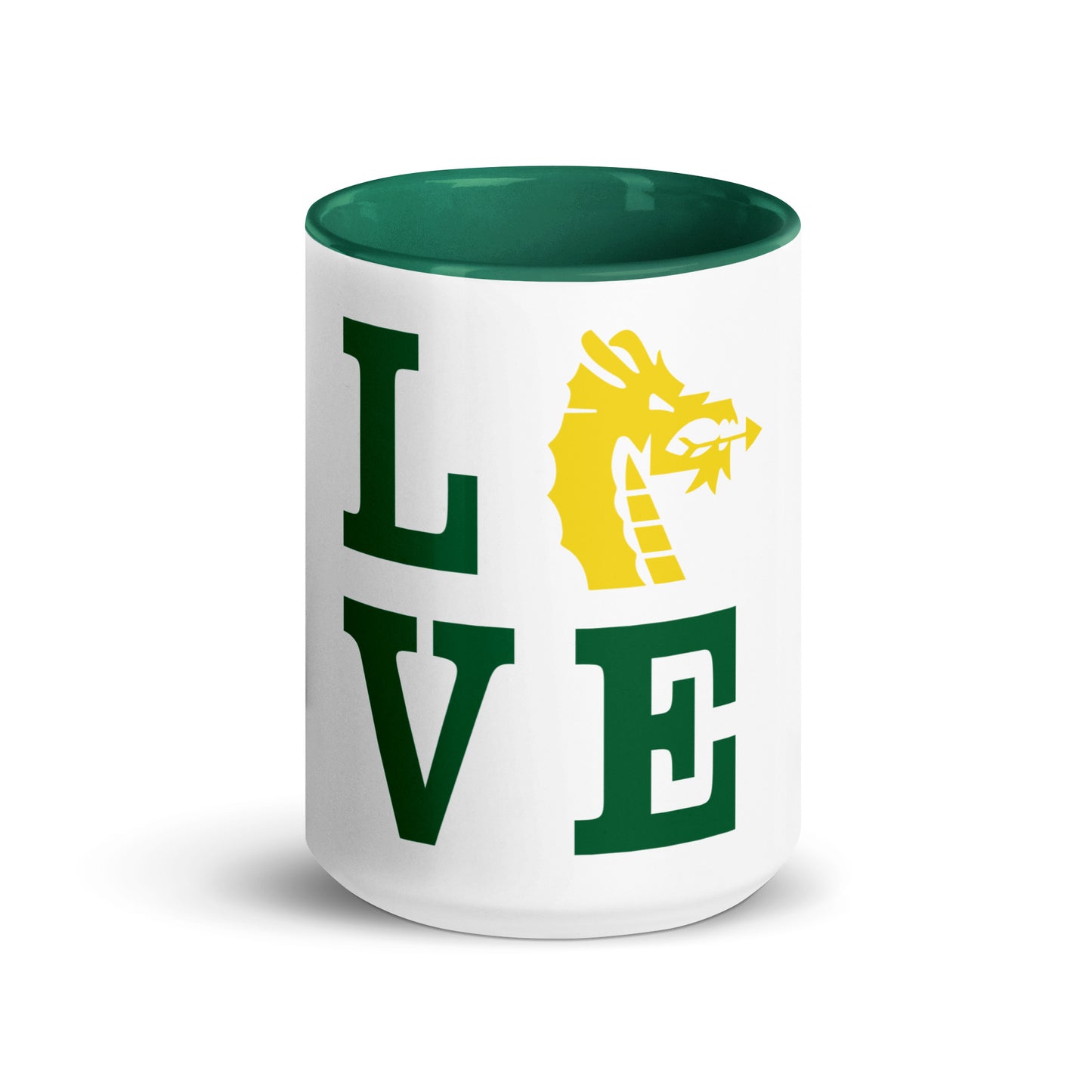 DRFC Retro Love Dragon Color Inside Mug